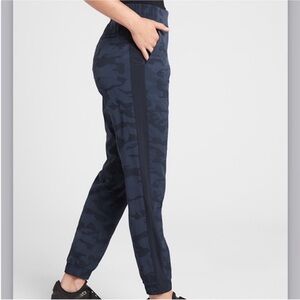 Athleta Dark Blue Camouflage Joggers
